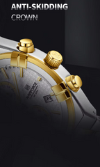 NAVIFORCE 8042 Men's High Quality/Luxury 3ATM Waterproof Watch for Men with Calendar Luminous